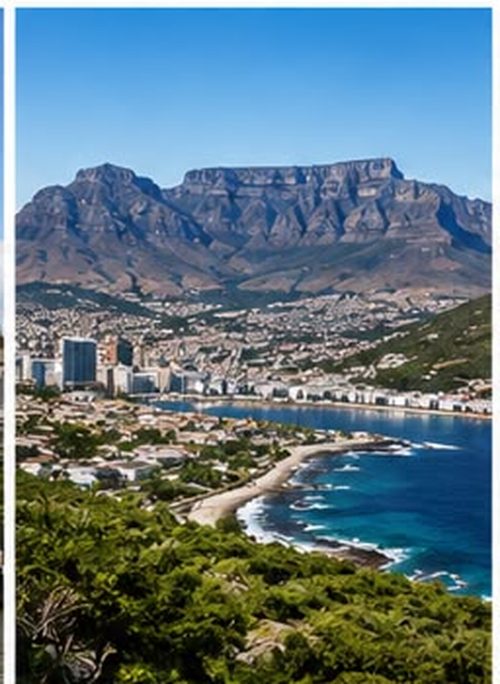 Table Mountain overlooking Cape Town, South Africa